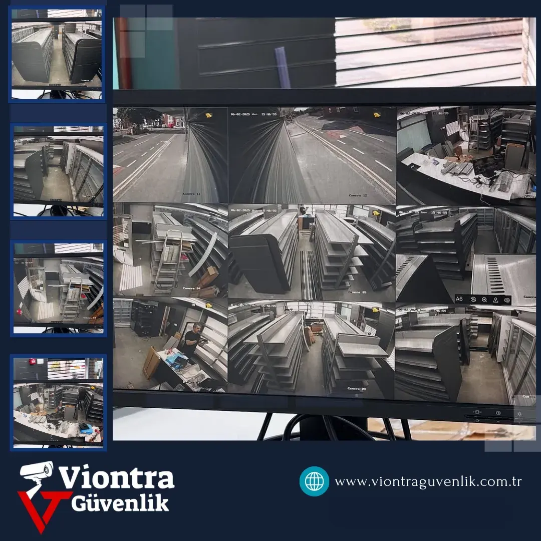 Market Güvenlik Kamera Montajı